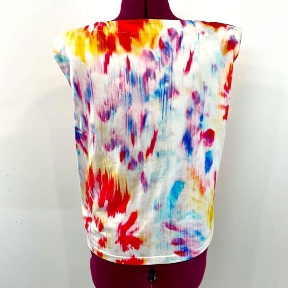 Aldo+Martins Colorfull Top XS Padded Shoulders Super soft textile - Picture 5 of 11